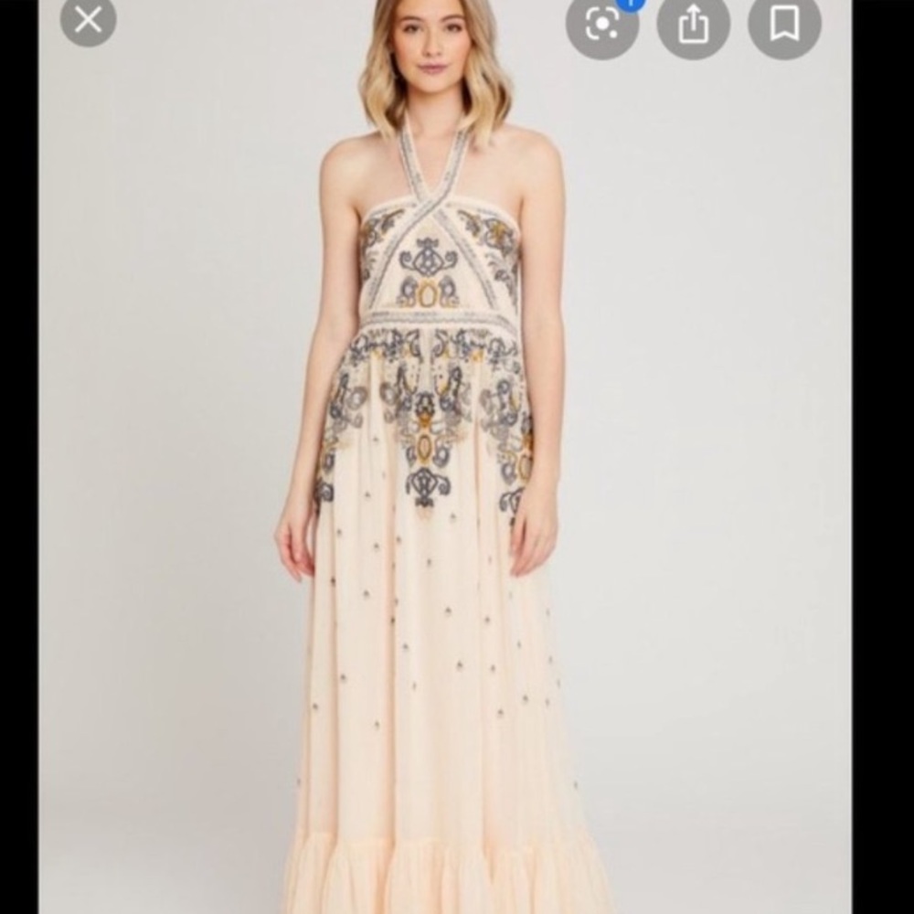 Altr’d state corabeth embroidered maxi dress